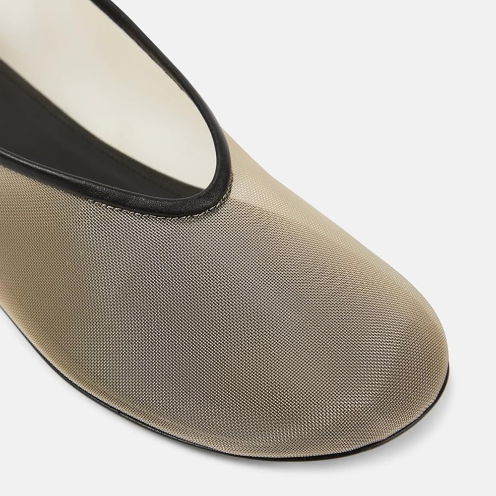 Clear Mesh & Black Trim Flats- Like KHAITE! - Picture 4 of 14